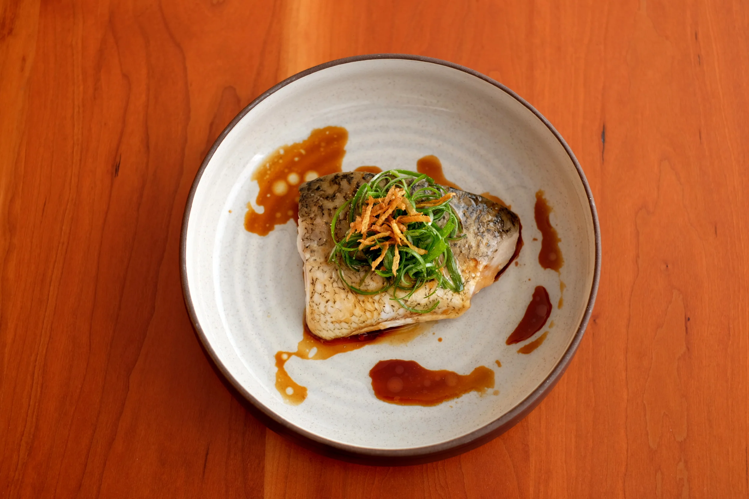 Sous Vide Ginger Scallion Whitefish