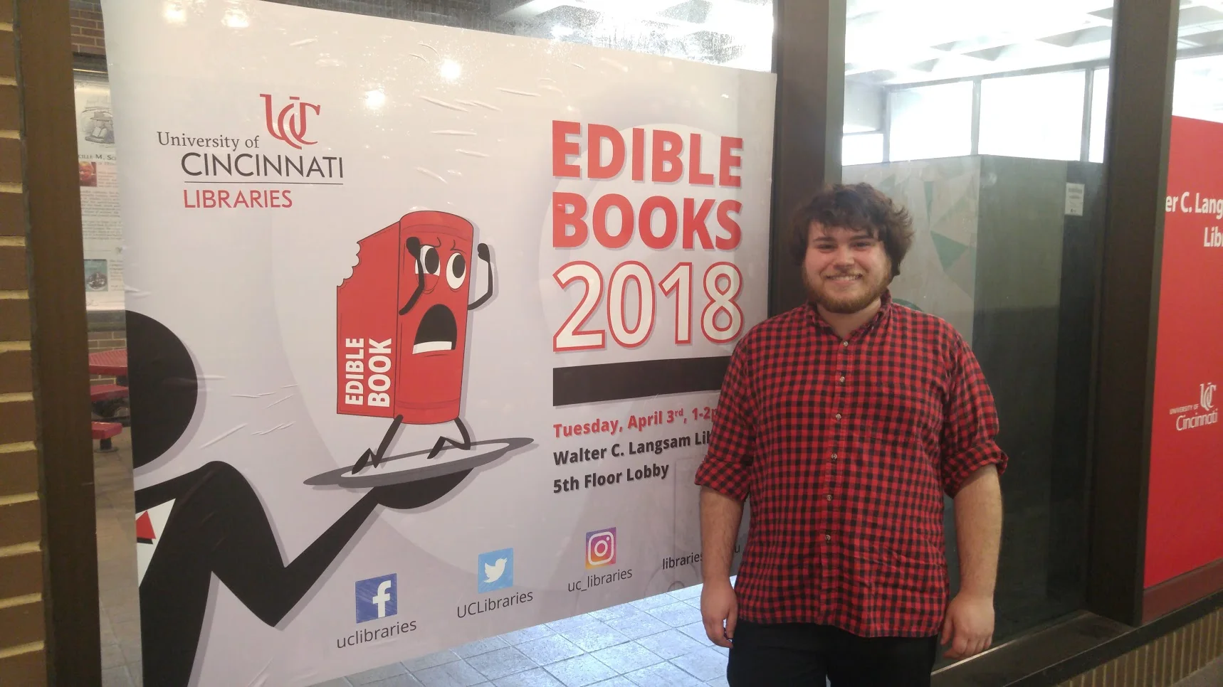  An identical static cling on the other side of the glass (just before I shed a single tear for those wrinkles) 