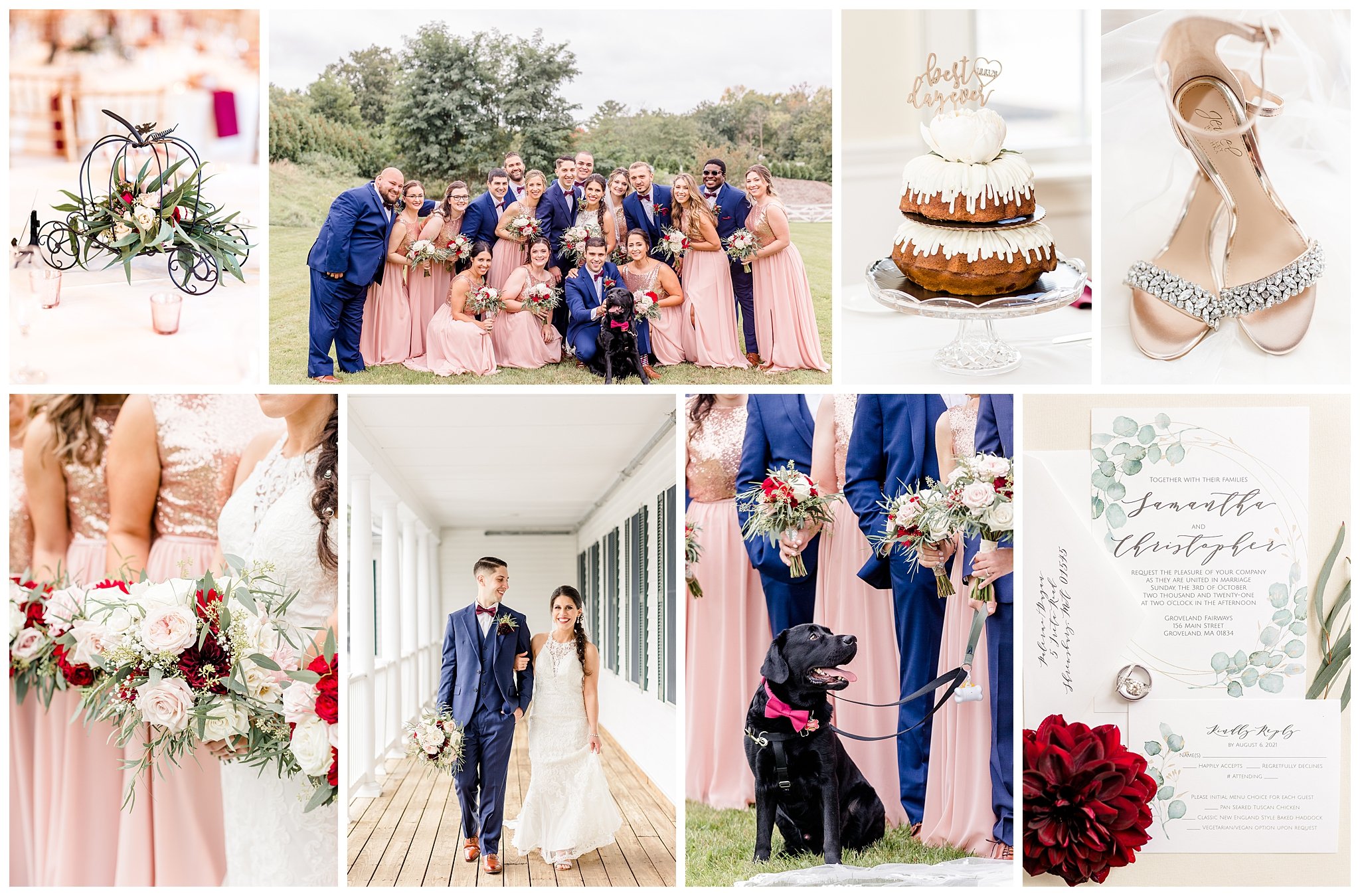Chris and Samantha; Take Two! A Friend Filled Fall Wedding At Groveland Fairways