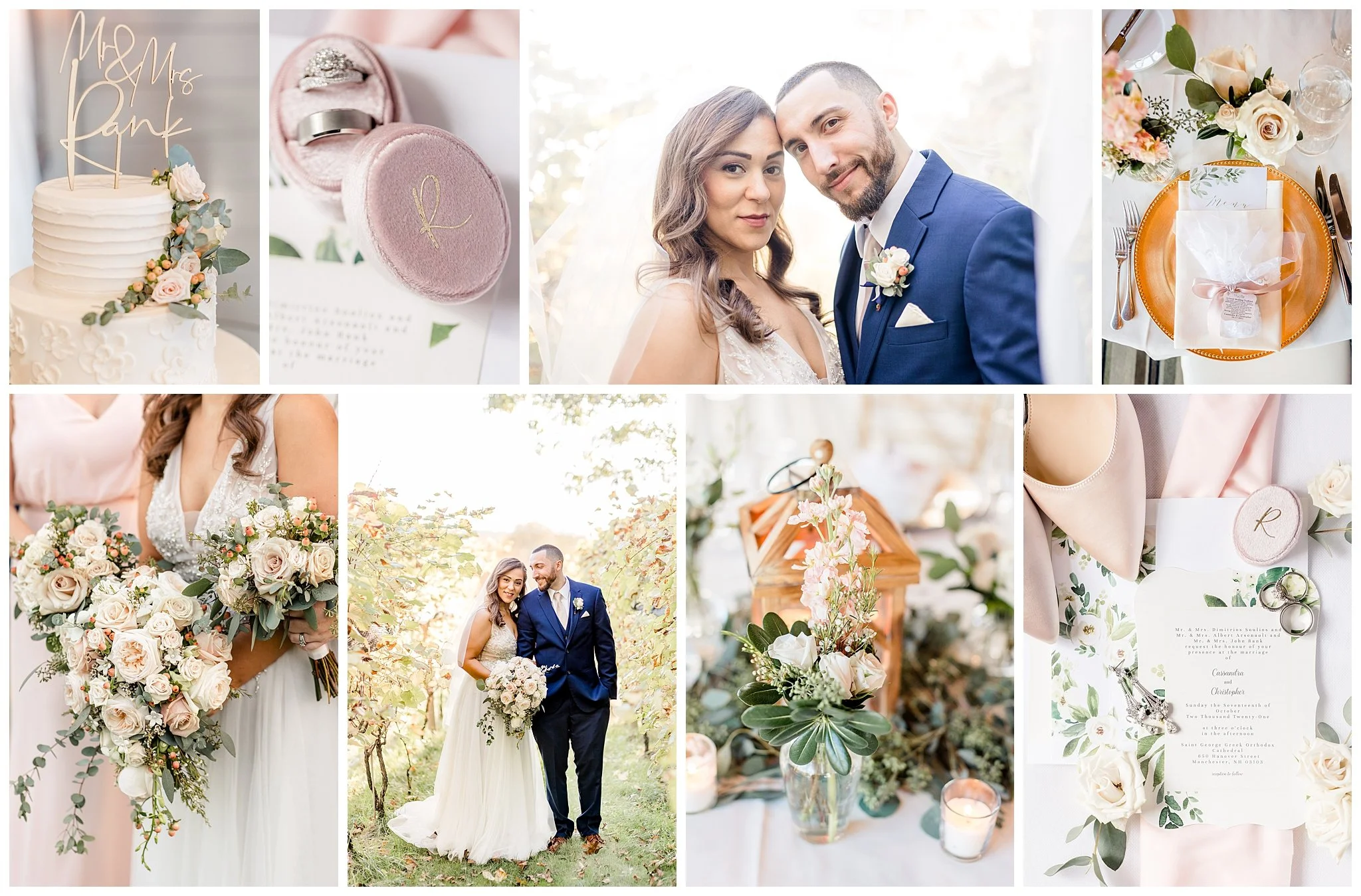 Chris and Cassie; A beautiful Fall Greek Wedding At Labelle Winery in Amherst, NH