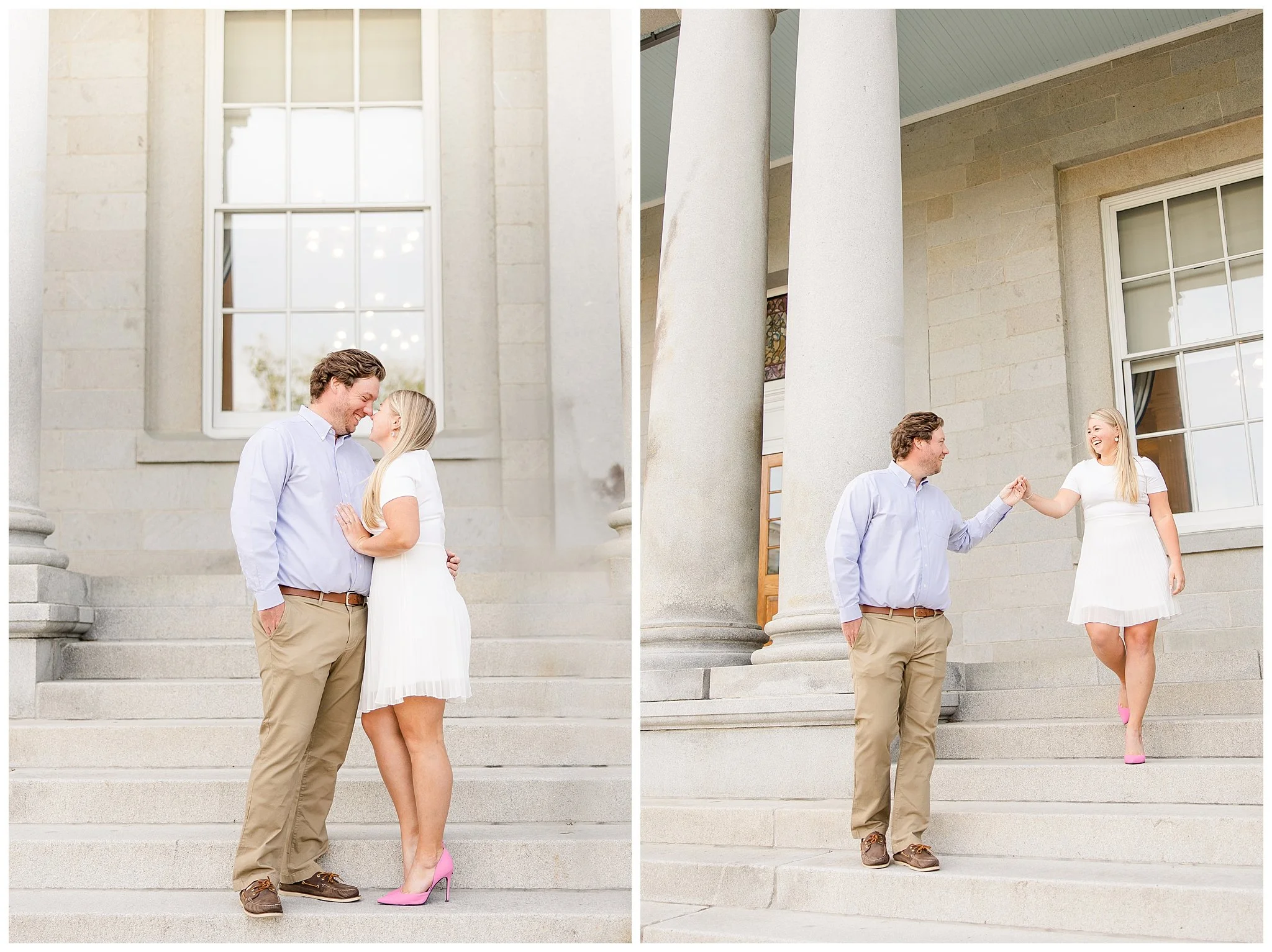 Josh &amp; Meagan; A New Hampshire State House Engagement 