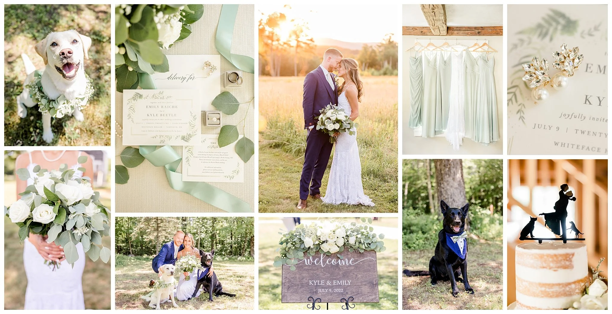 Kyle &amp; Emily; A Sweet Summer Wedding at Whiteface Hollow in Tamworth, New Hampshire