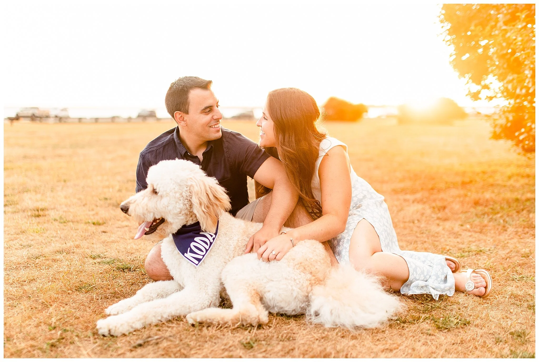 Nick &amp; Jill; A Seaside Sunset Rhode Island Engagement 