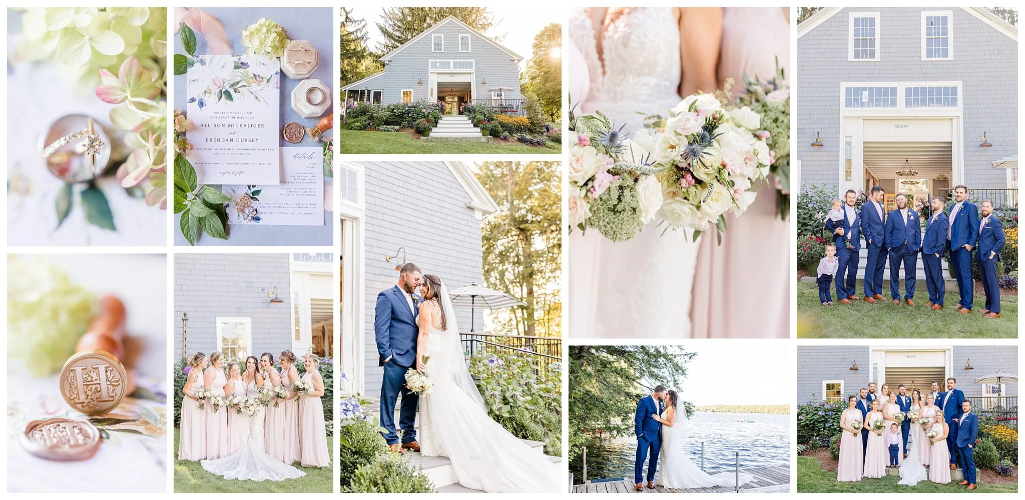 Brendan &amp; Ali; Grey Shingles Camp; Wolfeboro NH