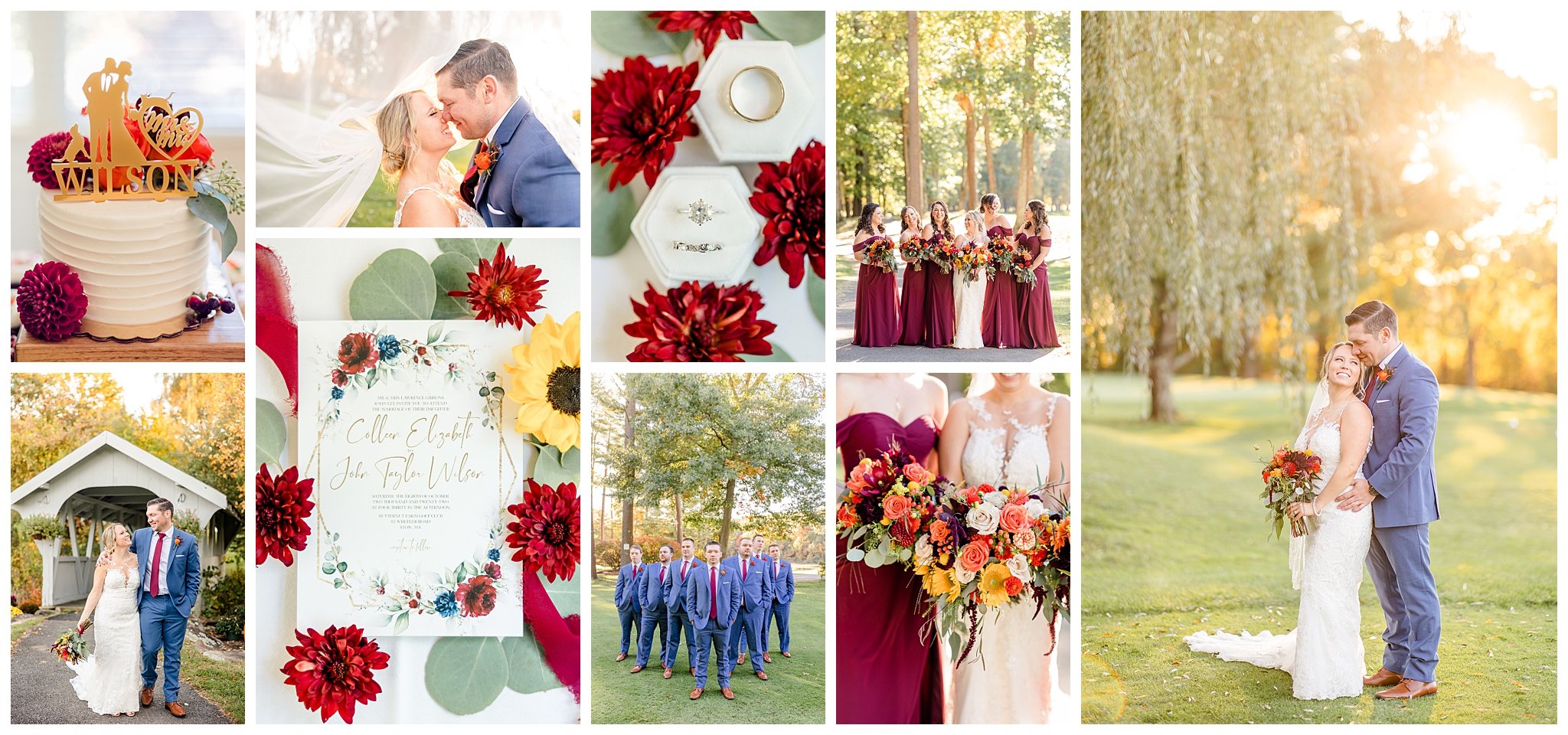 Taylor &amp; Colleen; Butternut Farm Golf Club, Stow MA