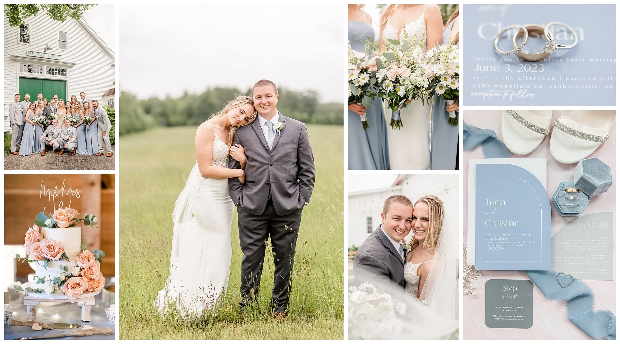 Tricia &amp; Christian; Sanborn Hill Farm Sanbornville, New Hampshire 
