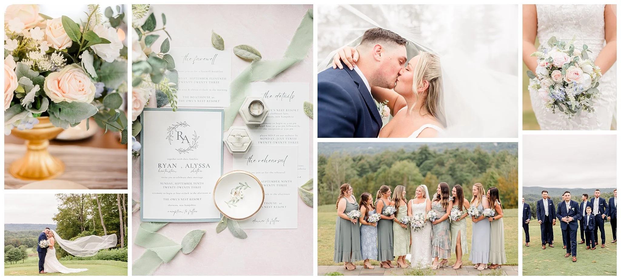 Ryan &amp; Alyssa; A Rainy Day Wedding at Owl's Nest Resort in Thornton, New Hampshire