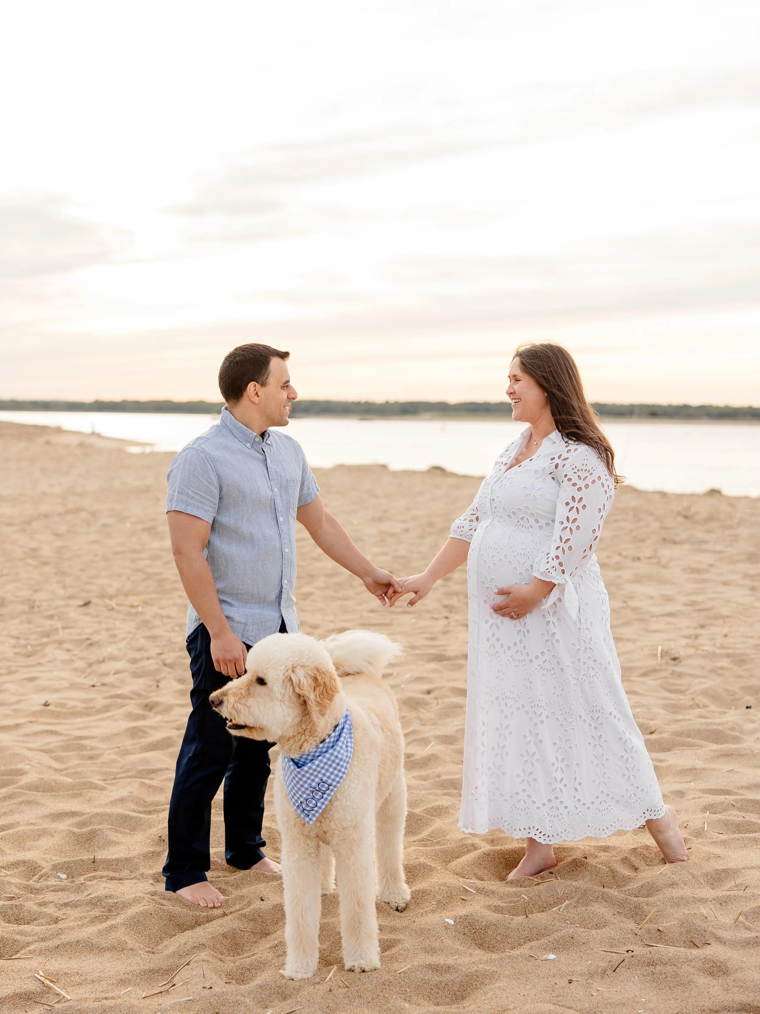 Sending this beautiful coastal maternity session off today and needed to share a few of my favorites! I love watching my couples grow their little families, it is my favorite part of my job! Jill and Nick will be the best parents and pup Koda will be
