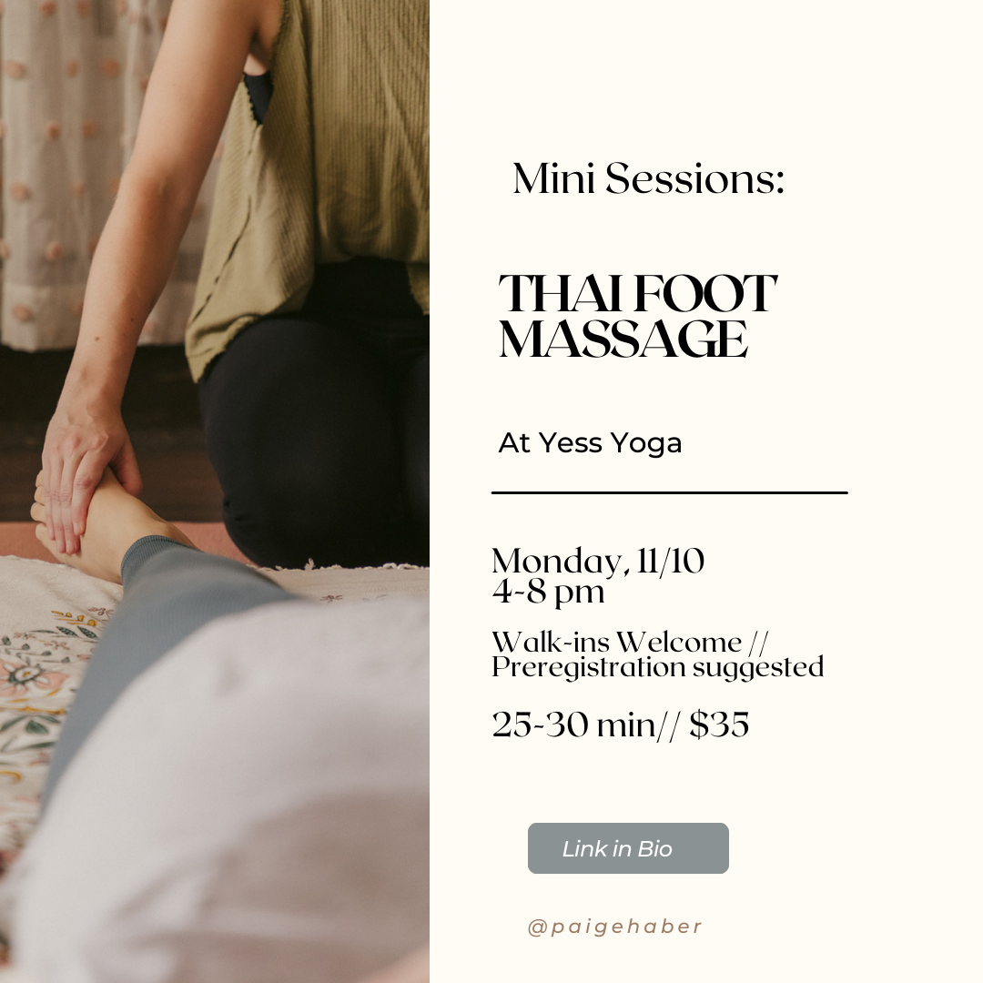 Mini Sessions: Thai Foot Massage