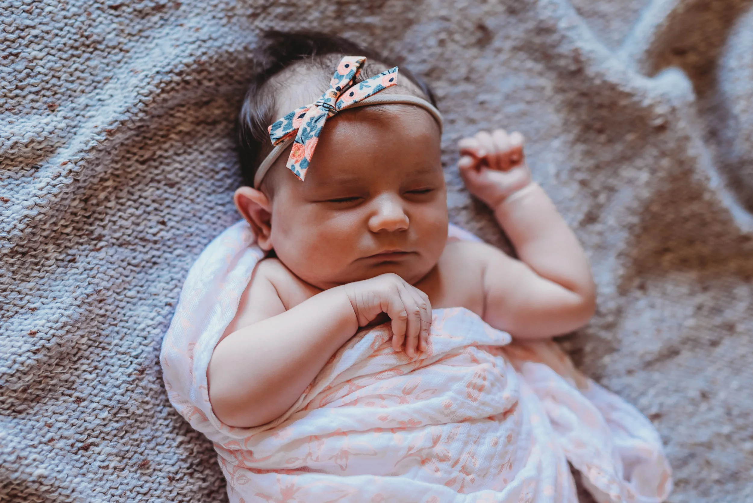 baby girl sleeping