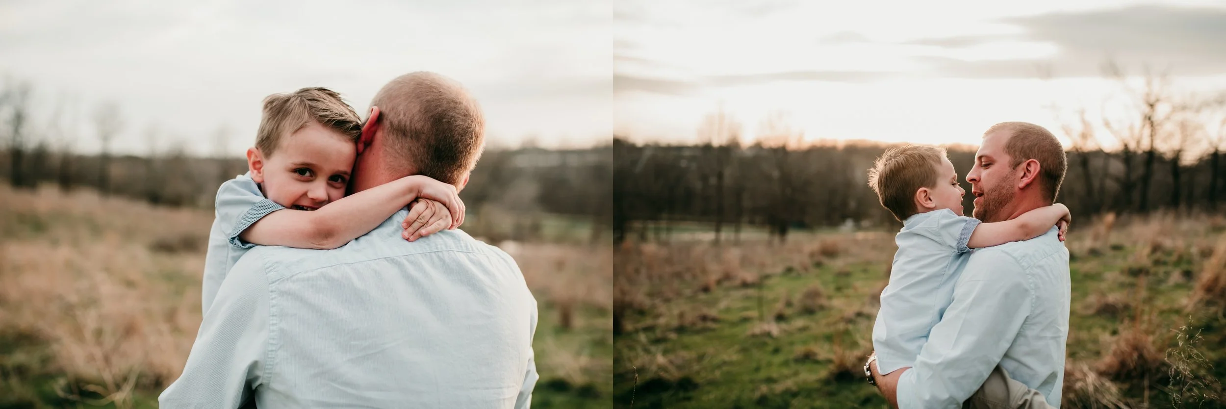 son hugging dad lifestyle photographer