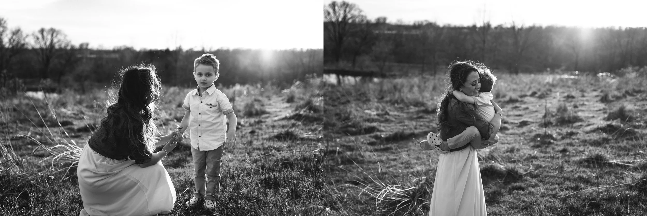 mom talking to son Angie wynne photography