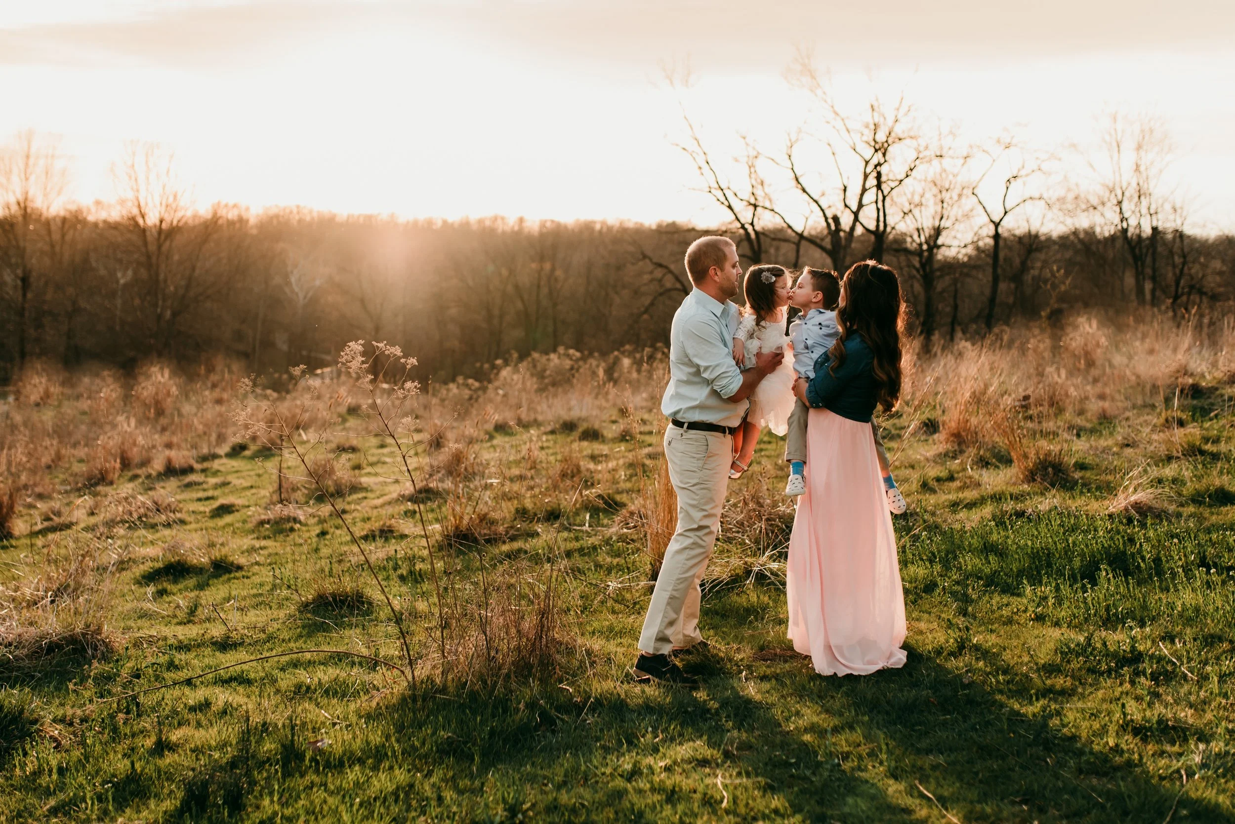 sunset family session Queeny park