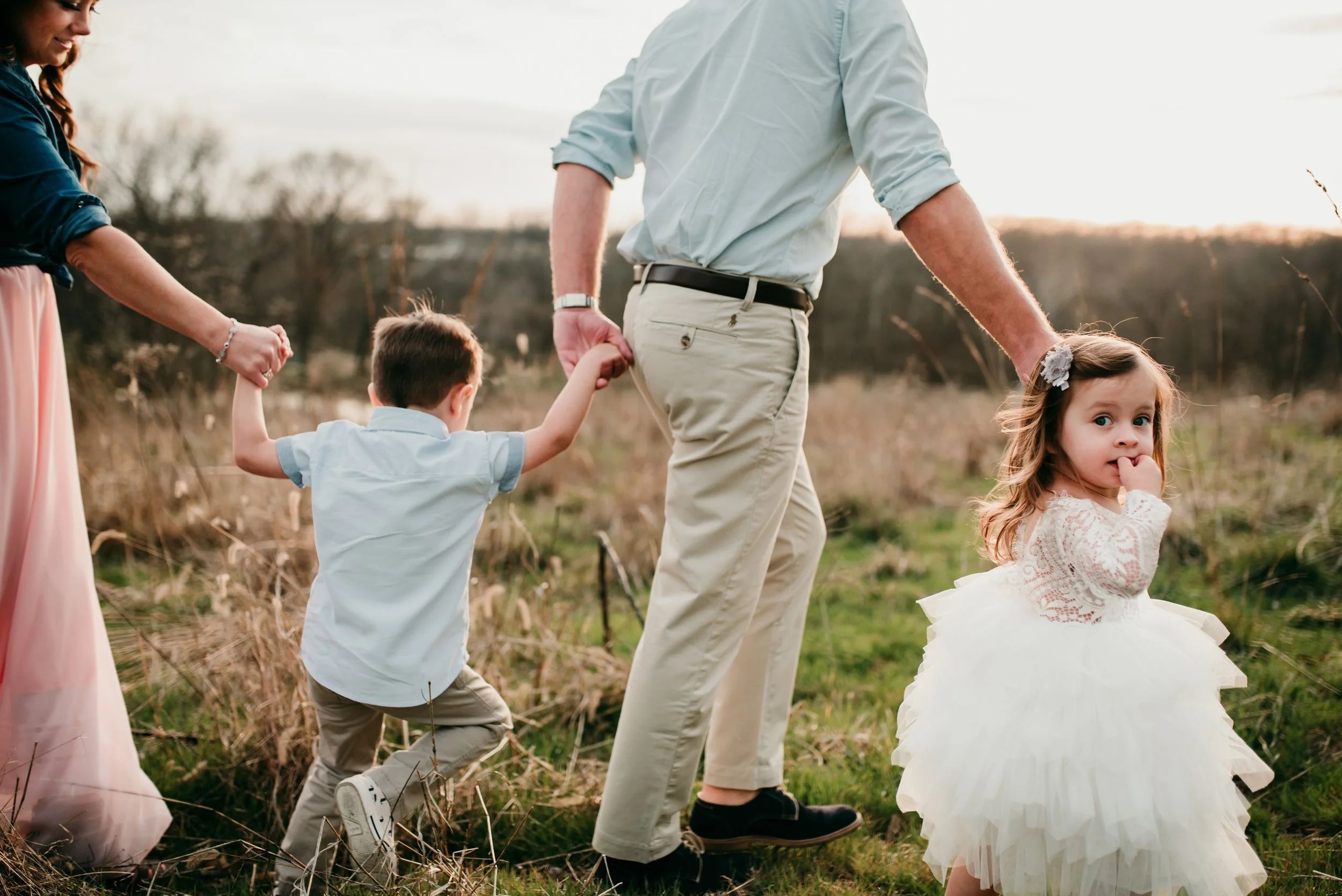 girl looking at camera Family photography