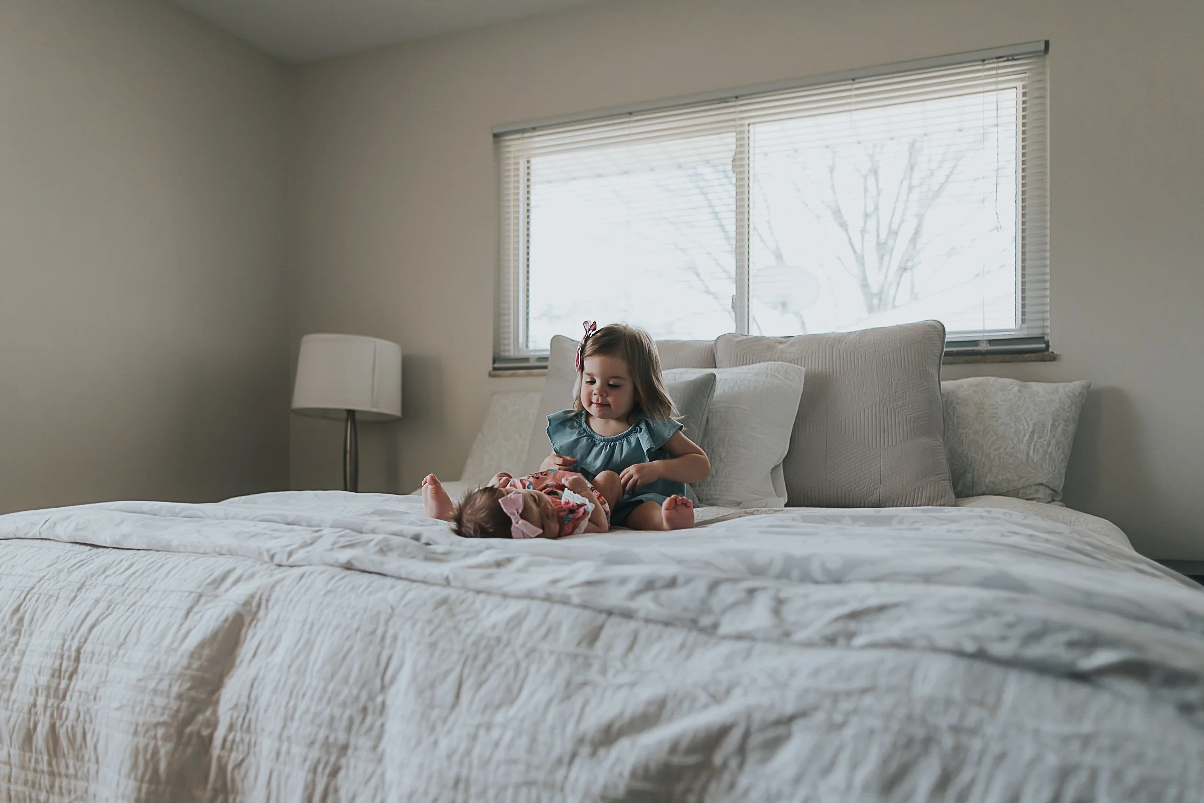 big sister with baby