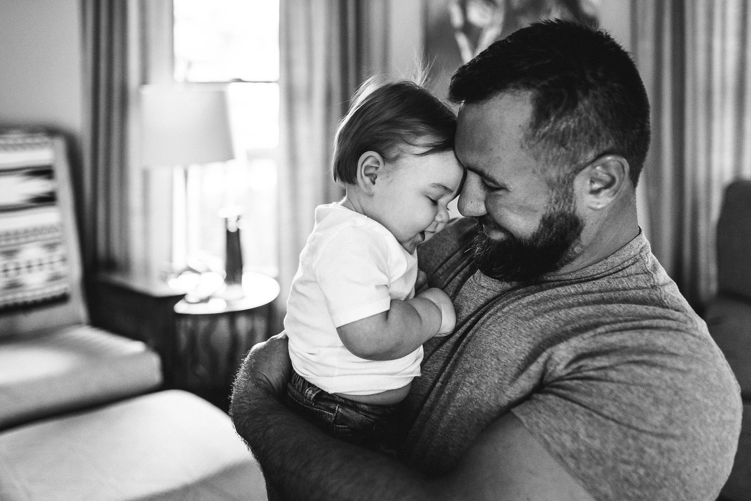 daddy and son