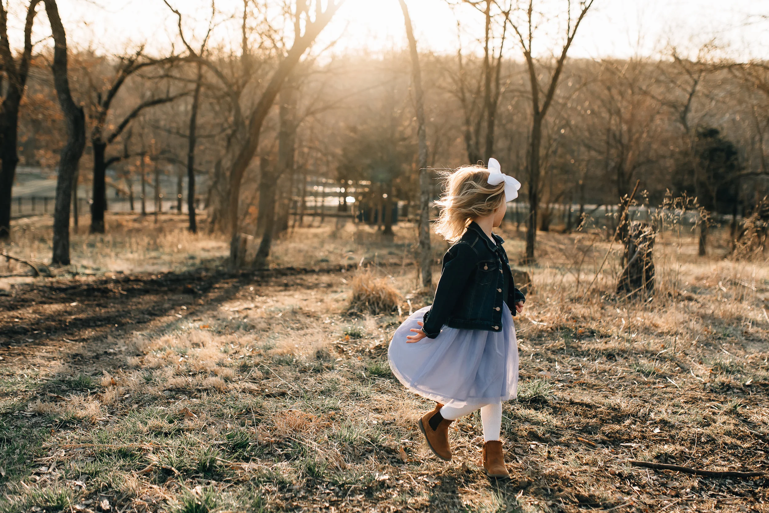 twirling in the sunlight