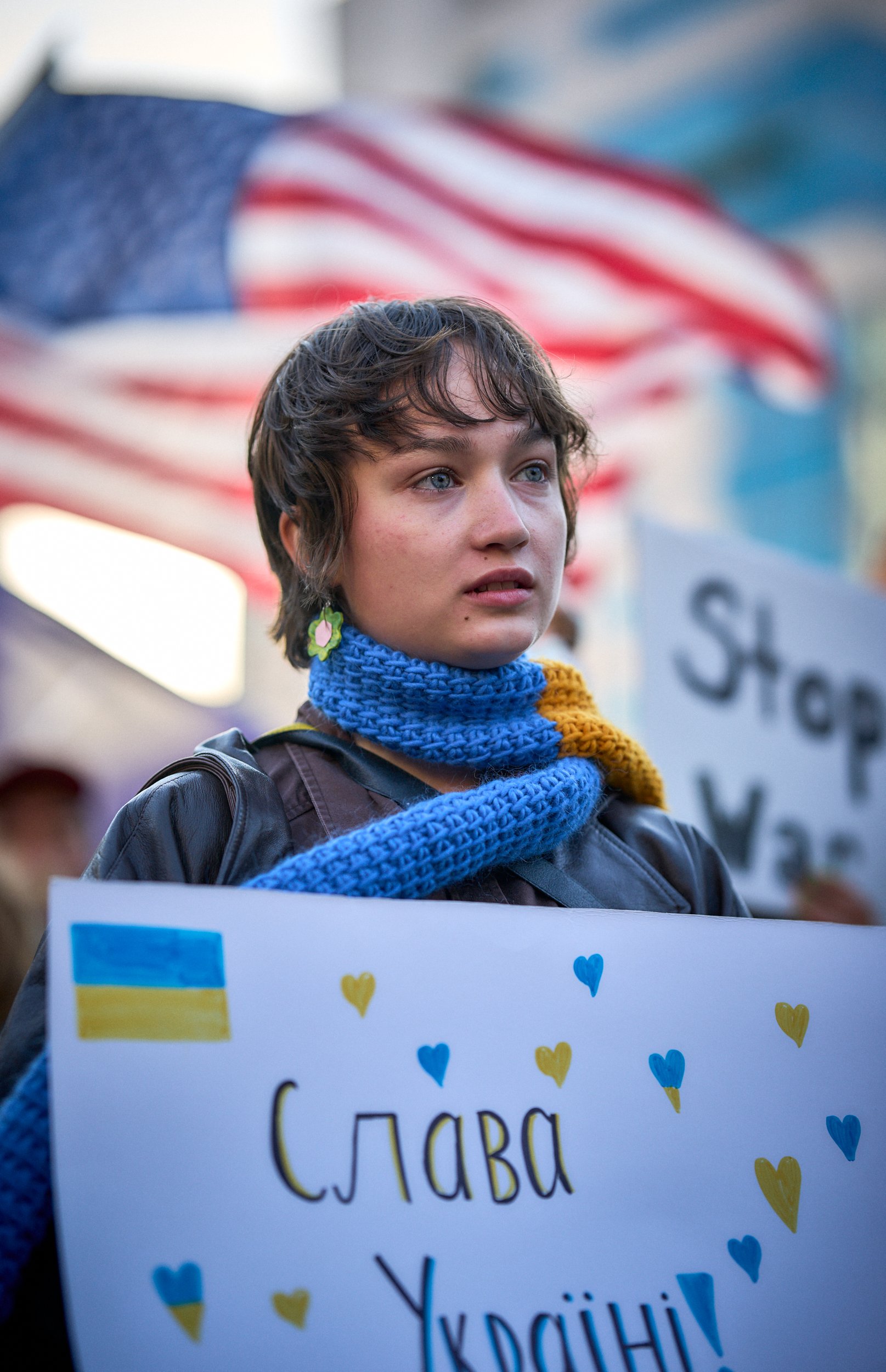 Althea in Union Square, NYC, March 11, 2022