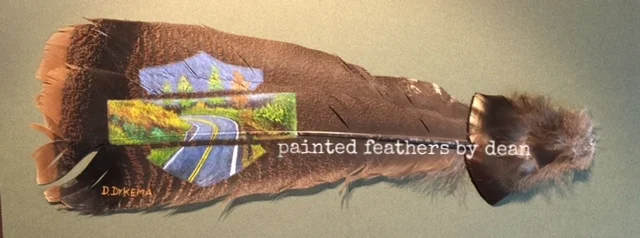 Harley Davidson Badge with Winding Highway