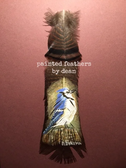 Bluejay Singing on a Stump