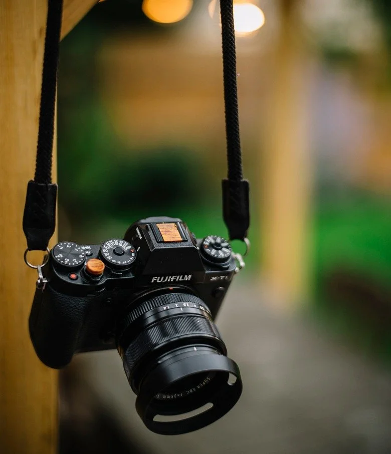 &ldquo;The camera is an excuse to be someplace you otherwise don&rsquo;t belong.&rdquo; &mdash; Susan Meiselas

Here is an XT-1 outfitted with our Cocobolo soft release button and hot shoe cover set.  The Fuji XT line is built for those moments when 