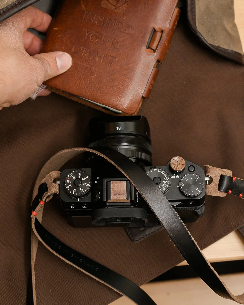 &ldquo;Inspiration is everywhere. You just have to have the courage to see it.&rdquo; &mdash; Annie Leibovitz

This Fuji XT5, outfitted with our Walnut soft release button and matching hot shoe cover, is a reminder that inspiration can be found in th