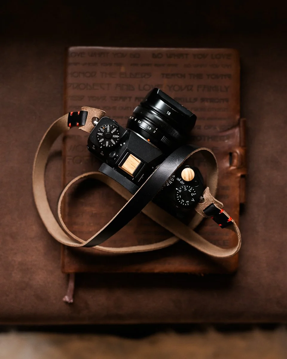 &ldquo;The creative process is about being open to everything and attached to nothing.&rdquo; &mdash; Ernst Haas

Outfitted with our Wild Olive soft release button and matching hot shoe cover, the Fuji XT5 reminds us that creativity flows best when w