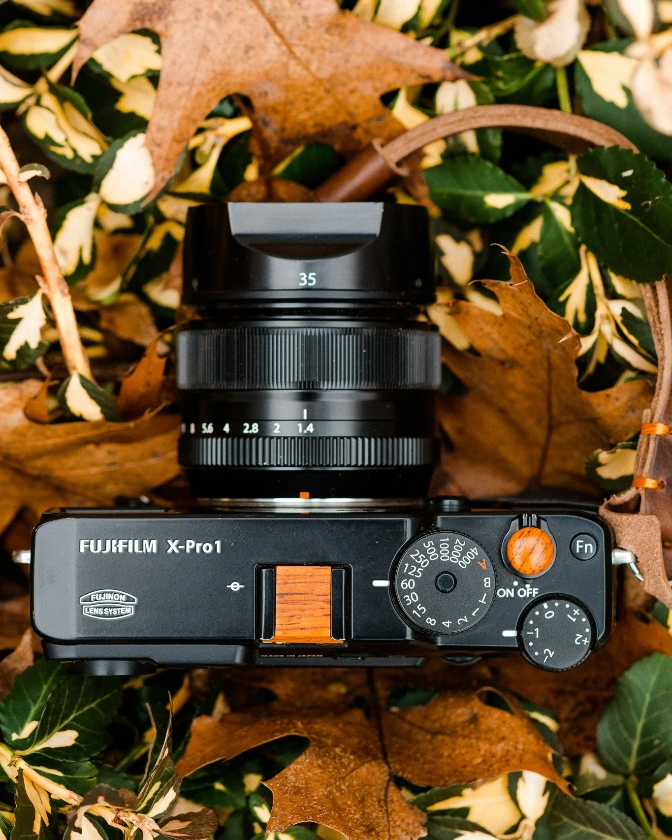&ldquo;Photography is more than a medium for factual communication of ideas. It is a creative art.&rdquo; &mdash; Ansel Adams

This Fuji X-Pro1, outfitted with our Cocobolo soft release button and hot shoe cover, celebrates the spirit of creativity. 