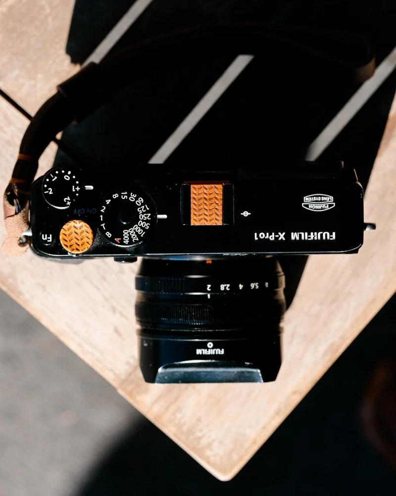 &ldquo;I want to make pictures that are more than pictures.&rdquo; &mdash; Edward S. Curtis

Every detail matters &mdash; from the click of the shutter to the feel of the release beneath your finger.

This Fuji X-Pro1, outfitted with a Chevron-engrav