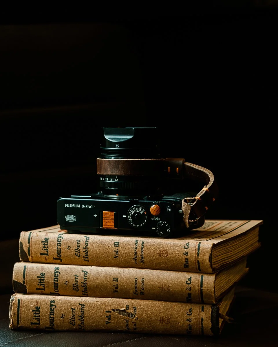 &ldquo;Art is not a thing &mdash; it is a way.&rdquo; - Elbert Hubbard

This Fuji X-Pro1 is outfitted with a Cocobolo set&mdash; richly grained, hand-finished, and made to slow you down in all the right ways. The matching hot shoe cover and soft rele