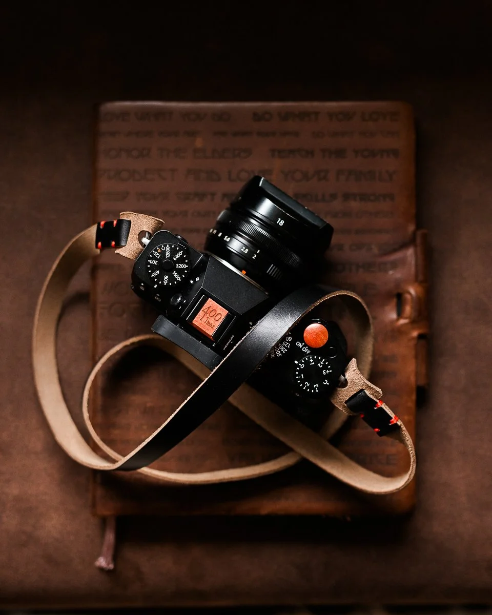 &ldquo;Memory is a picture that never fades &mdash; unless you forget to take it.&rdquo; - Eastman Kodak, 1950s

This Fuji X-T5 is outfitted in Ivorywood, engraved with a quiet nod to a film that shaped how we saw the world: TMAX 400. The hot shoe co