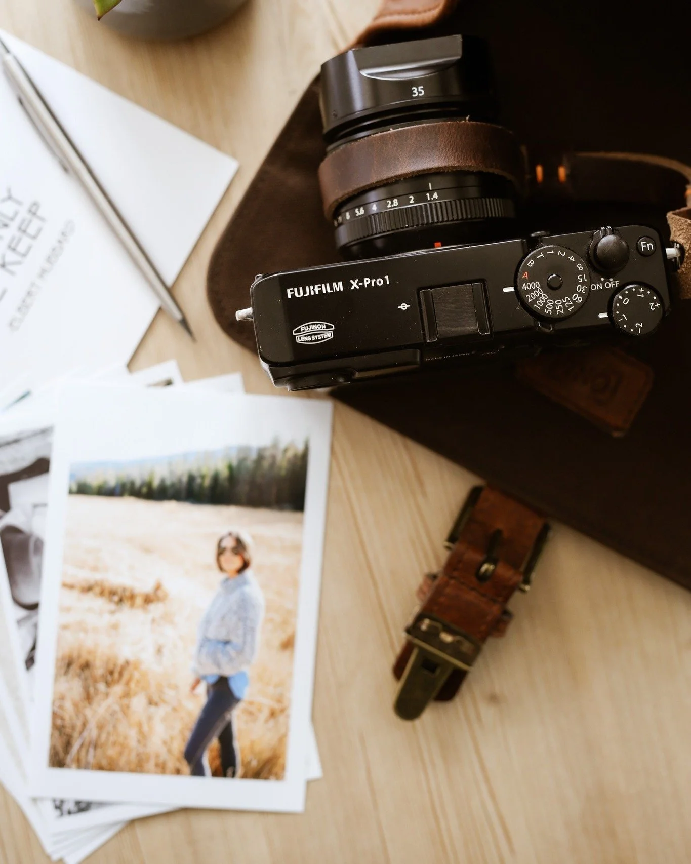 &ldquo;The camera should be used for a recording of life, for rendering the very substance and quintessence of the thing itself.&rdquo; - Edward Weston

This Fuji X-Pro1, outfitted with an ebony hot shoe cover and soft release button, isn&rsquo;t abo