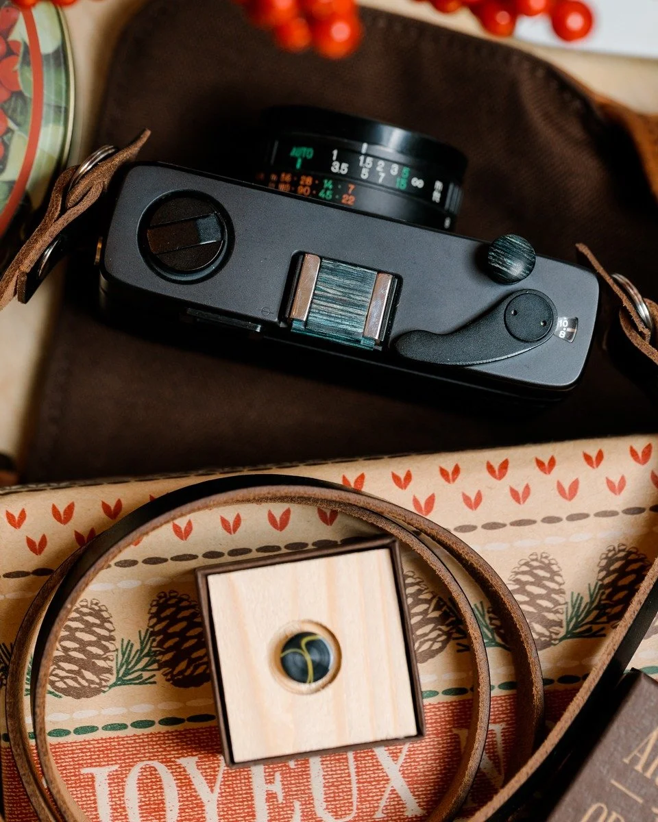 &ldquo;Photography takes an instant out of time, altering life by holding it still.&rdquo; - Dorothea Lange

The Konica C35 dressed in Blue Birch, made to work as hands do &mdash; with honesty and purpose.

Our Holiday Sale is now live at www.artisan