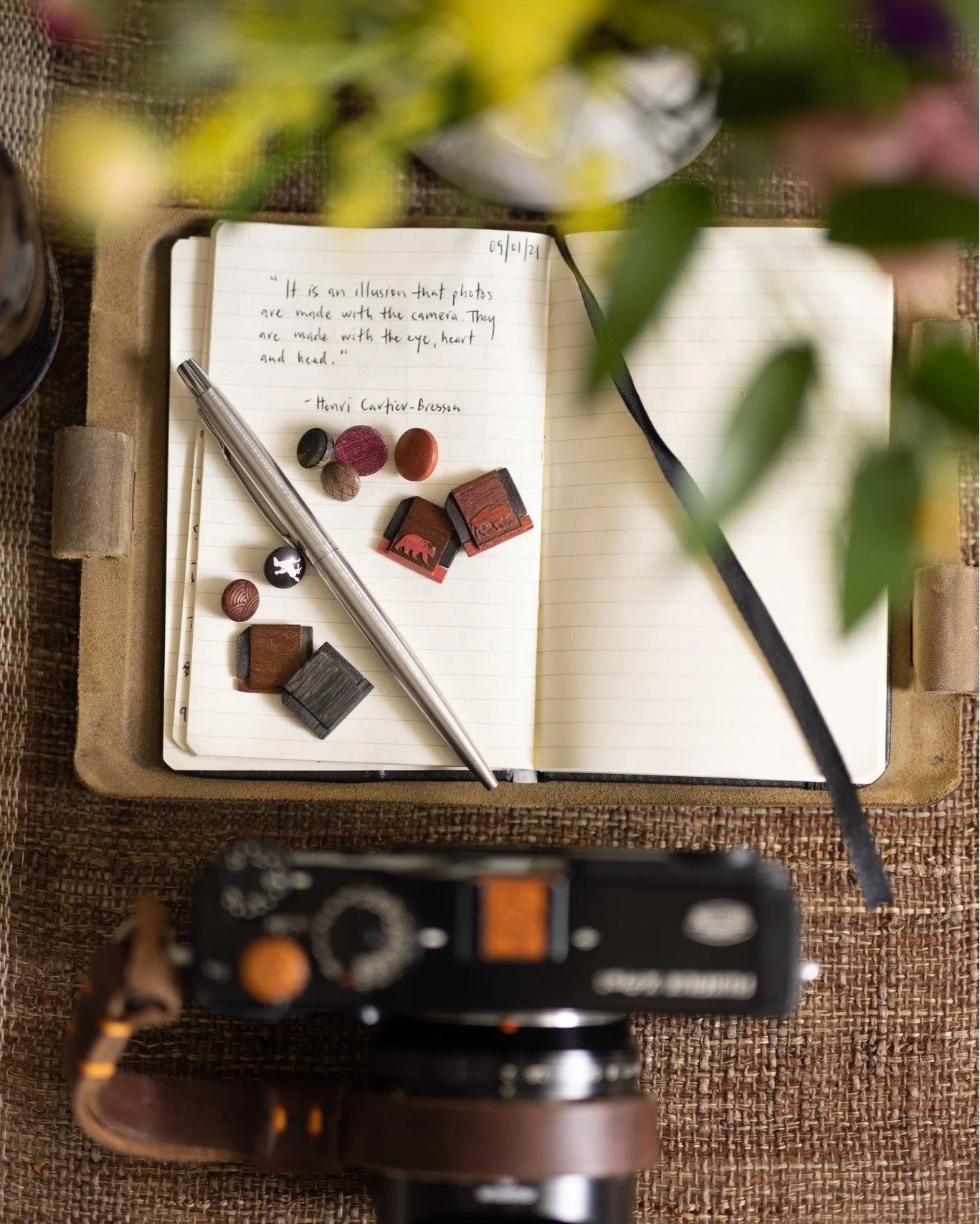 &ldquo;It is an illusion that photos are made with the camera&hellip; they are made with the eye, heart and head.&rdquo; &mdash; Henri Cartier-Bresson

The best photographs usually begin long before the shutter is pressed.

A camera only follows what