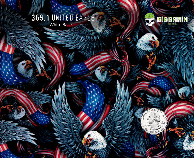 WATER TRANSFER HYDROGRAPHIC FILM HYDRO DIP HYDRO-DIPPING BALD EAGLES HYDRO DIP 