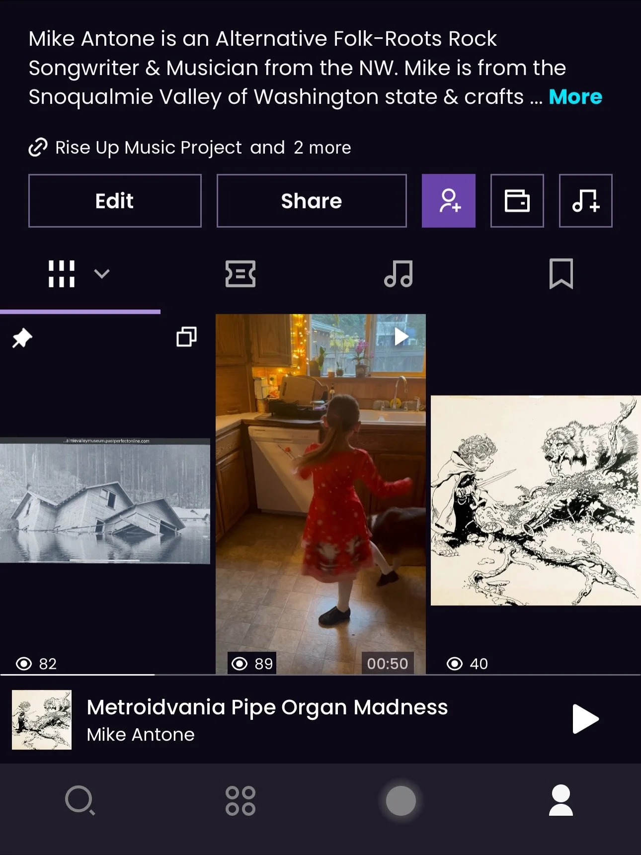 Super honored to be personally invited by @particlekid @theflowcoop @wecometorockthemike to hop onto the beta test version of the Flow social media app and music streaming platform! We&rsquo;ve been fine tuning the app as a group and helping the deve