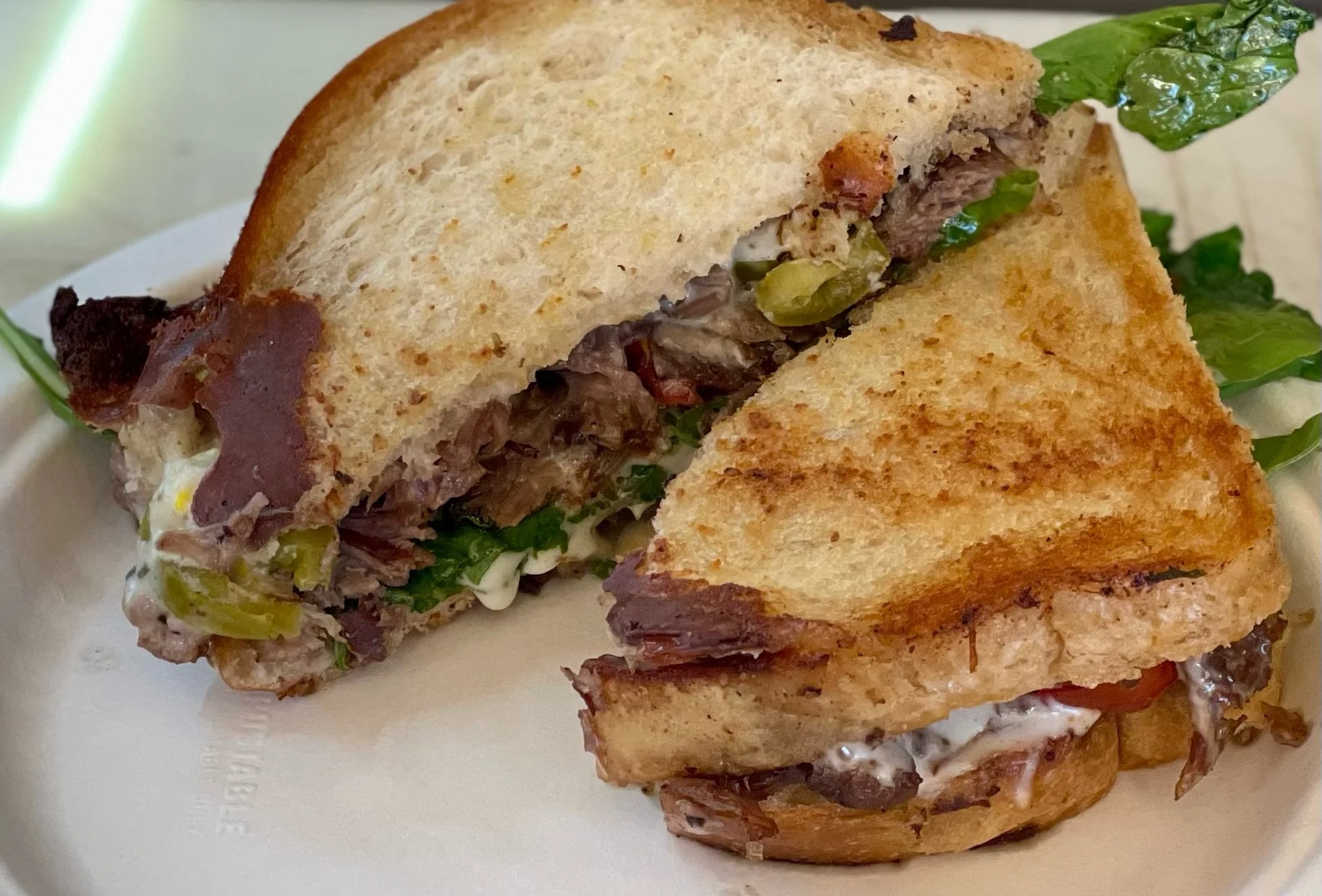 Marvelous Marrunga Lamb Melt Sandwich