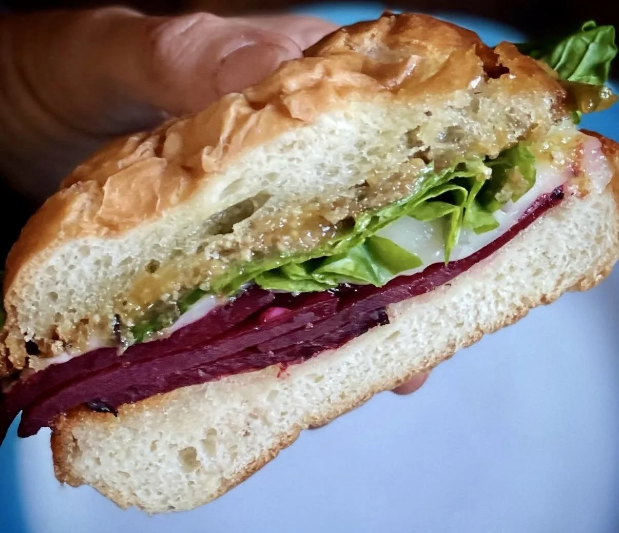 Broke Da Mouth Beet Sandwich