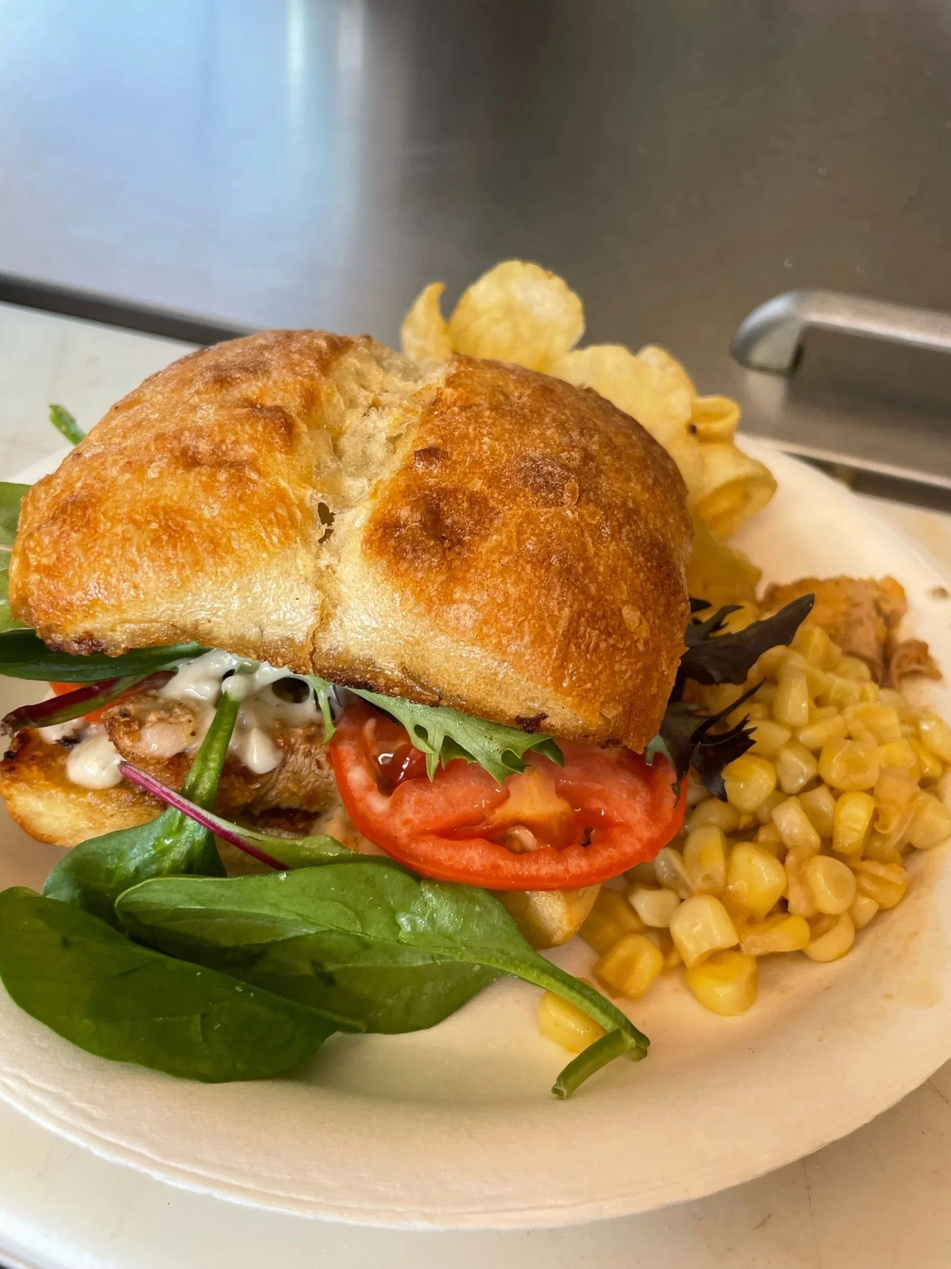 Bonkers Buffalo Jack Fruit Sandwich