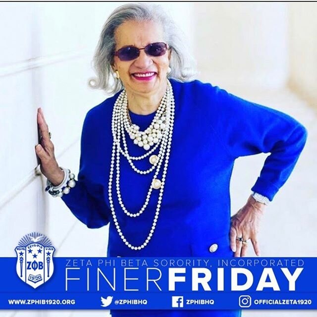 Finer Womanhood is a lifestyle! Atlantic Region Sorors send in your FINER pictures for a feature 💙💙💙💙💙🕊
#zetaphibeta #zphib #finerfriday #zphib2020