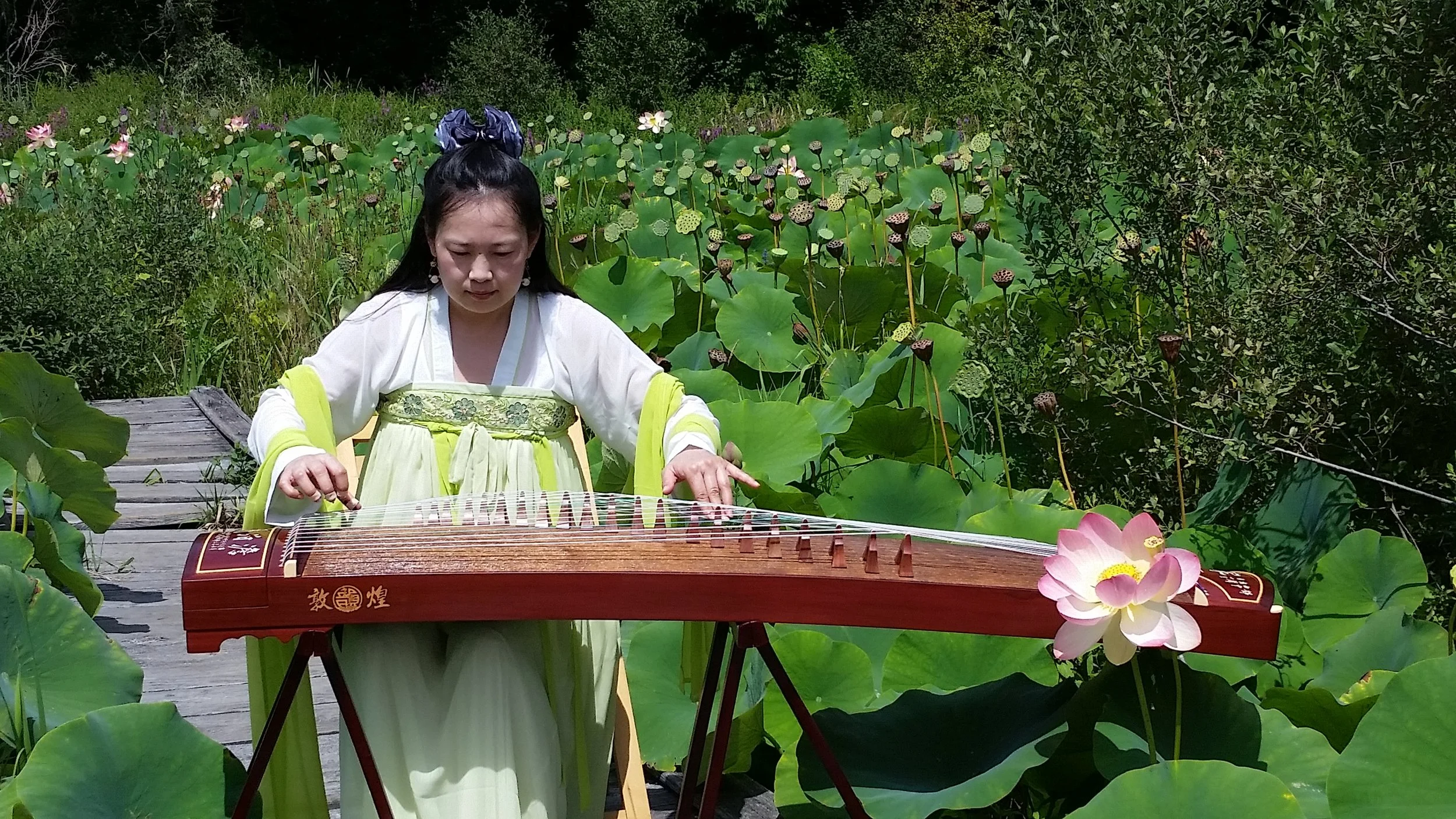 正心茶坊的茶藝師寧靜女士。