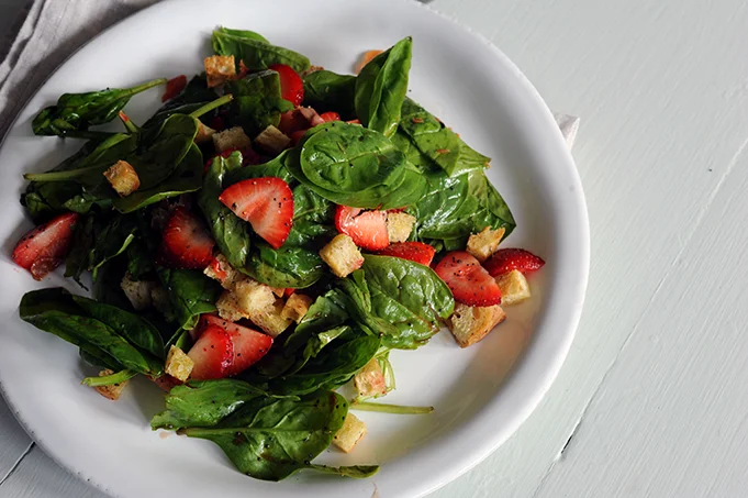 Strawberry Spinach Salad