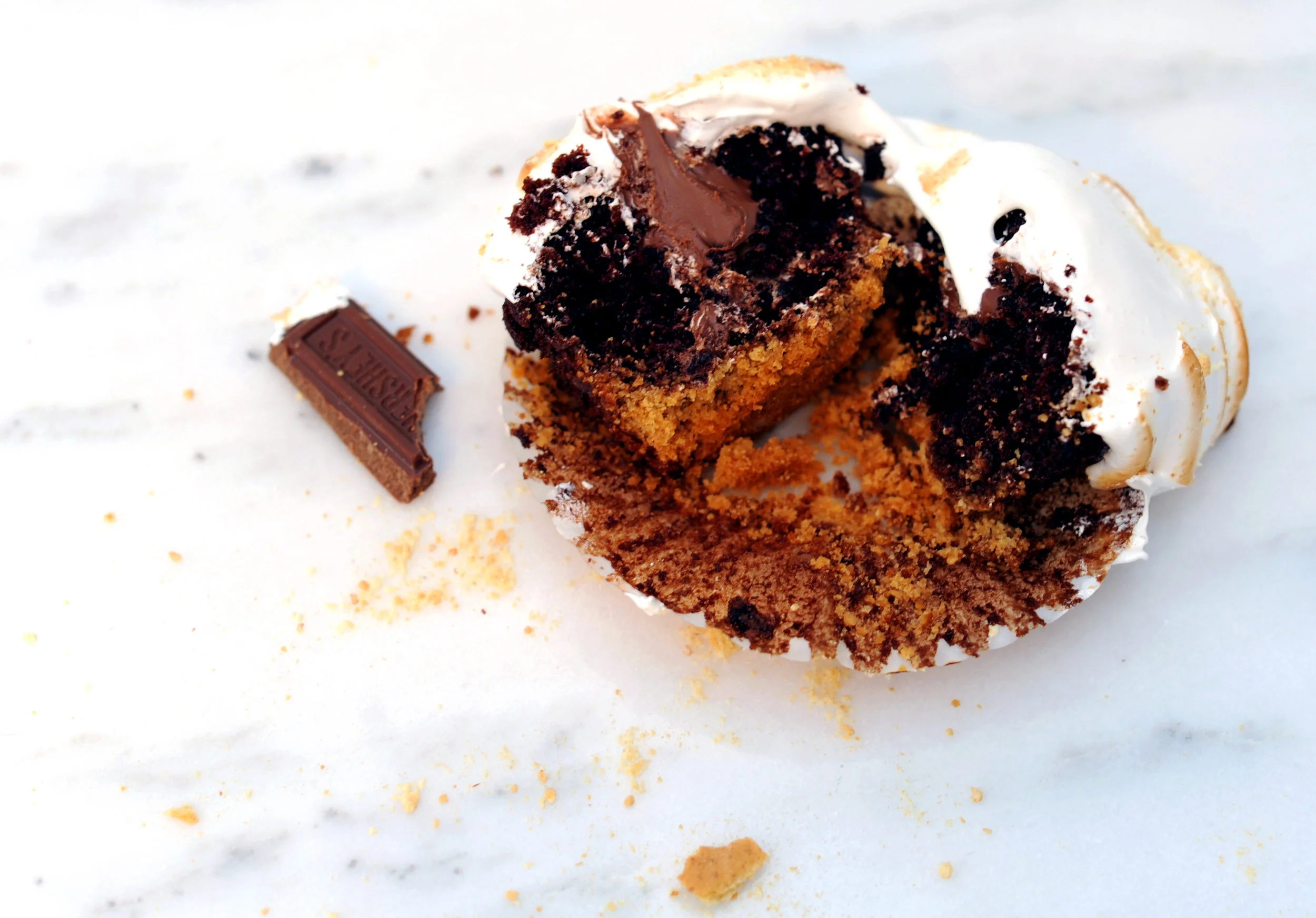 S'mores cupcakes