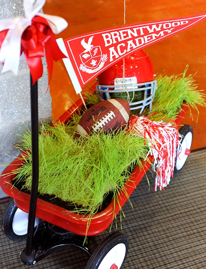 wagon filled with wheatgrass