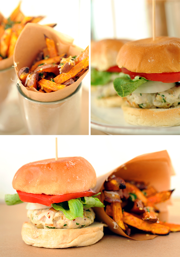 Turkey Sliders and Fries