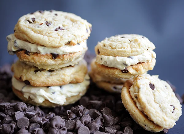 Chocolte Chip Sandwich Cookies-7069