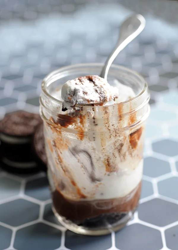Chocolate Pudding Oreo Jar Pies-7114