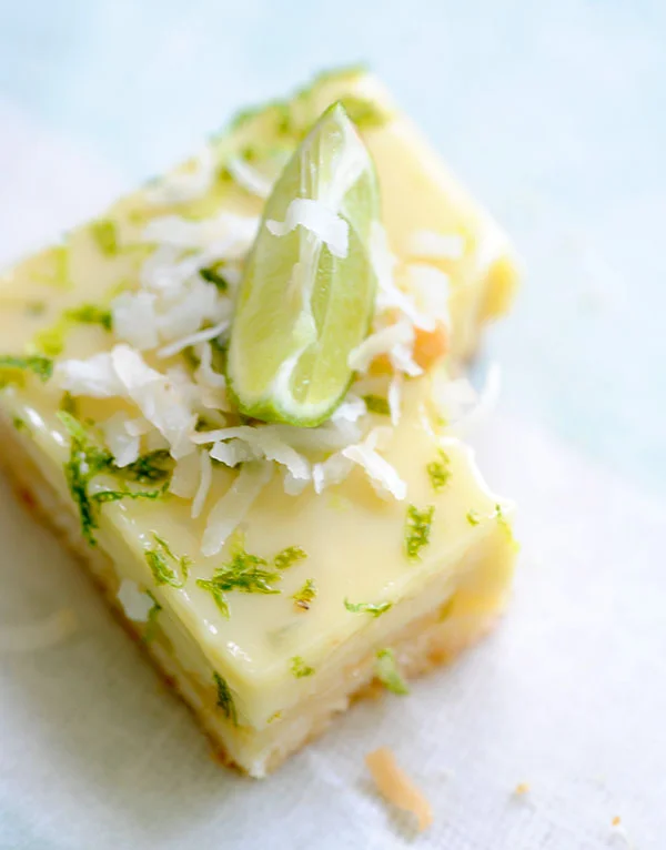 Key Lime Coconut Bars-7345