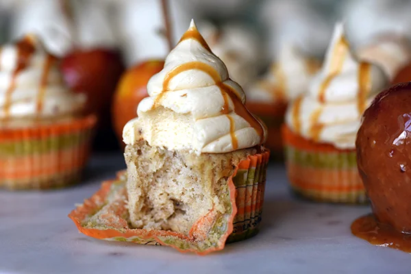 Caramel Apple Cupcakes