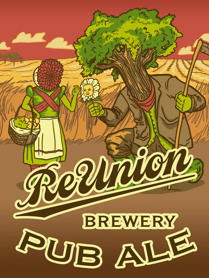 Pub Ale Tap Handle Label - Jonnie 5 Apparel
